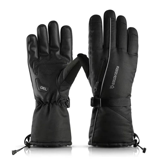 Handskar för vinter - varma, vattentäta, touchfunktion Svart