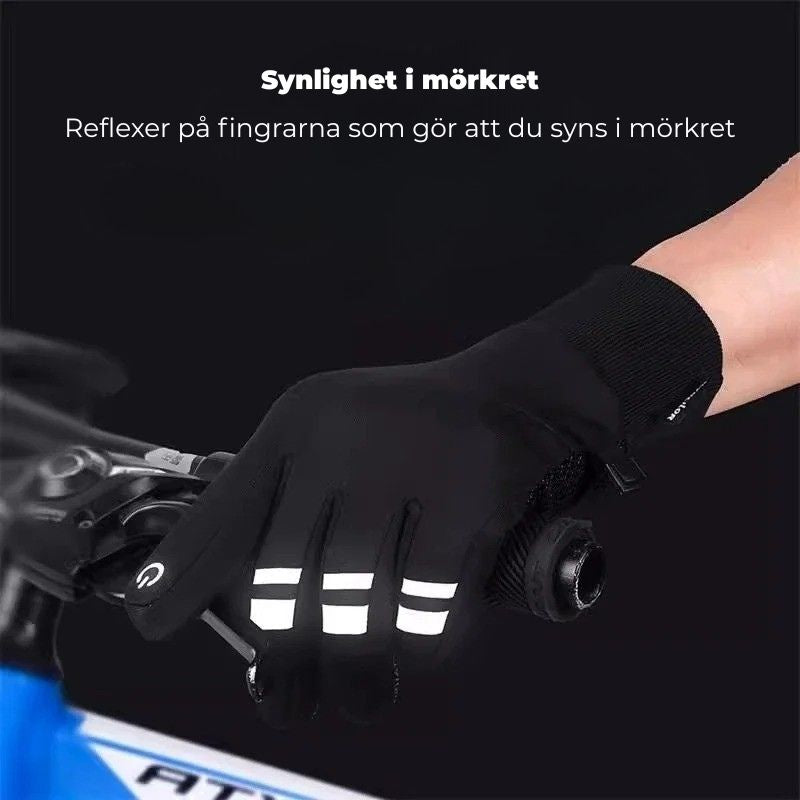 Handskar med värmande fleece och touchfunktion