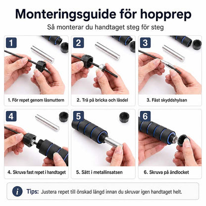 Hopprep justerbart för cardio och hemmaträning