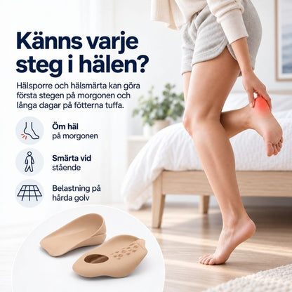 Hålfotsinlägg med stöd för fotvalvet