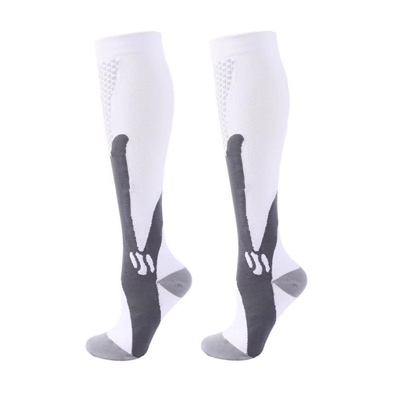 Kompressionstrumpor 10–25 mmHg - svullnad & trötthet Vit