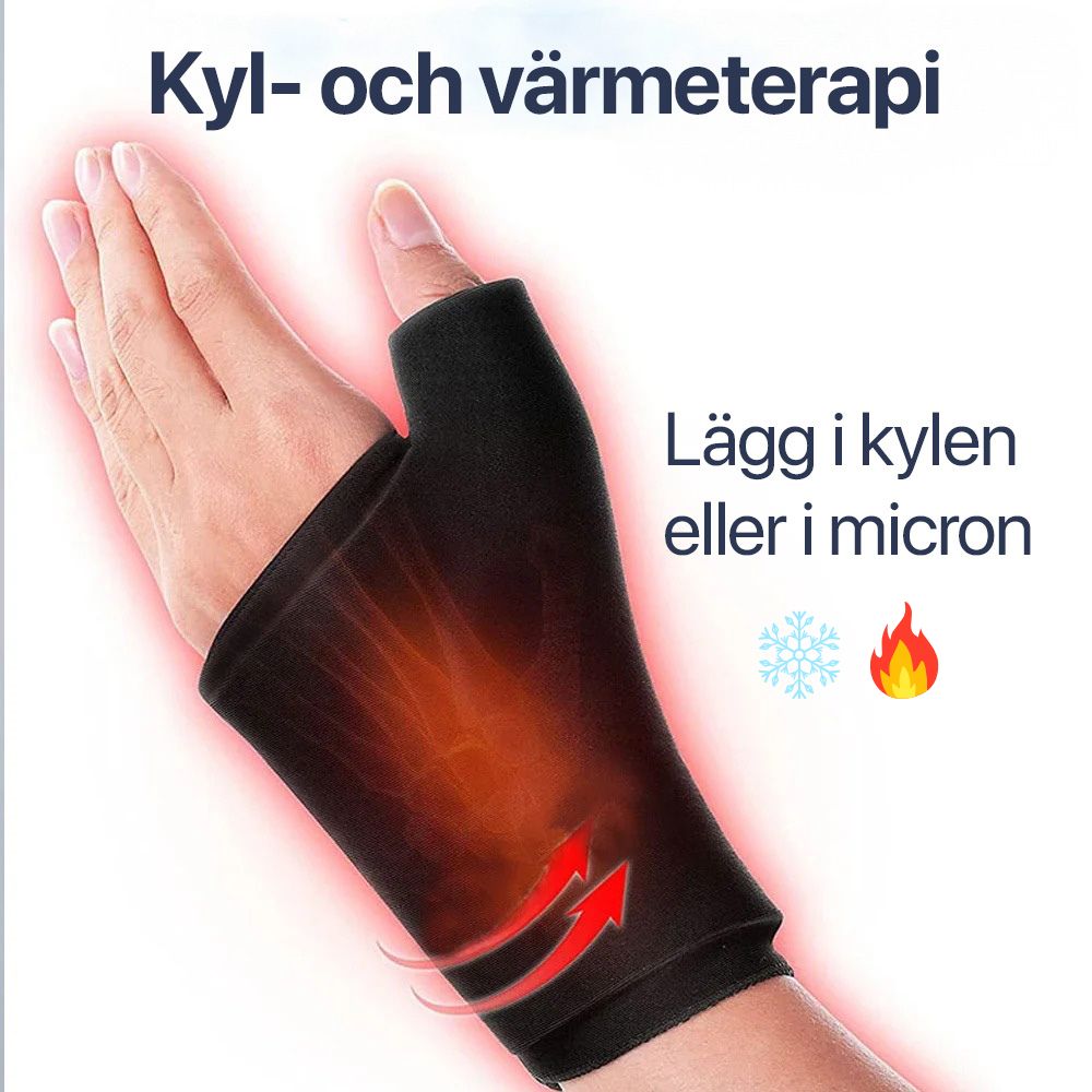 Kylande & Värmande Handledsstöd - För Reumatism, Artros, Svullnad