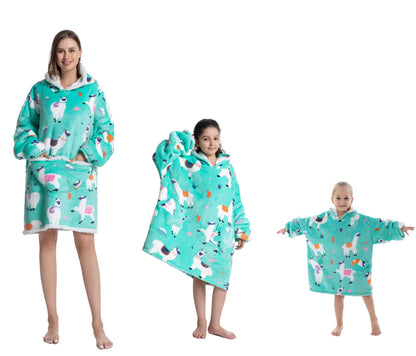 Myshoodie (Oversized) - Varm, mysig och stor hoodie Lama