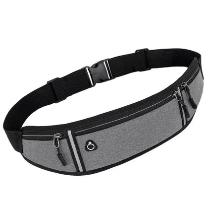 Justerbart Löpbälte Med Reflex Grå
