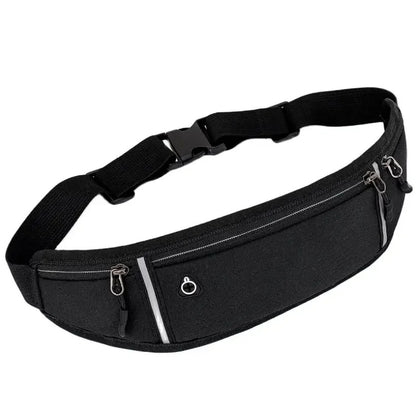 Justerbart Löpbälte Med Reflex Svart