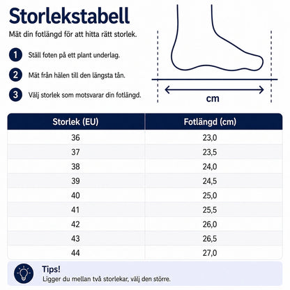 Luftiga damskor med stötdämpning