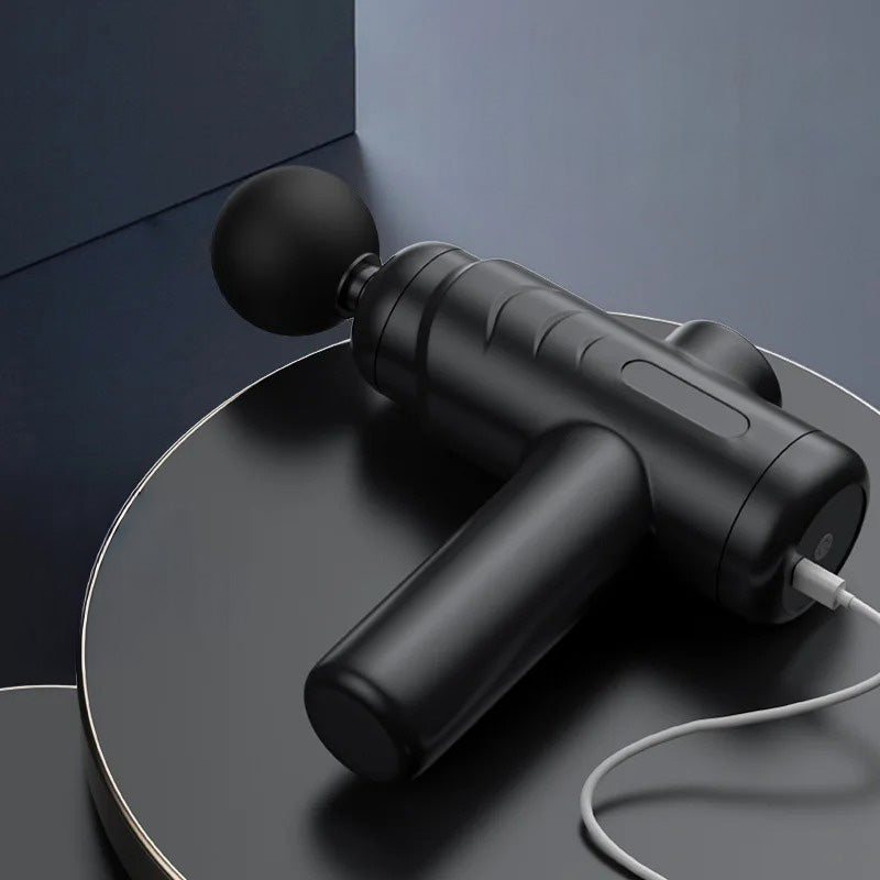 Massagepistol med 5 hastigheter, 8 munstycken