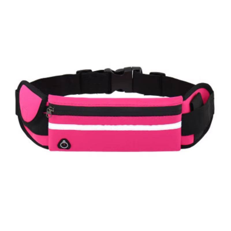 Löparbälte med reflex & vattenavvisande Rosa