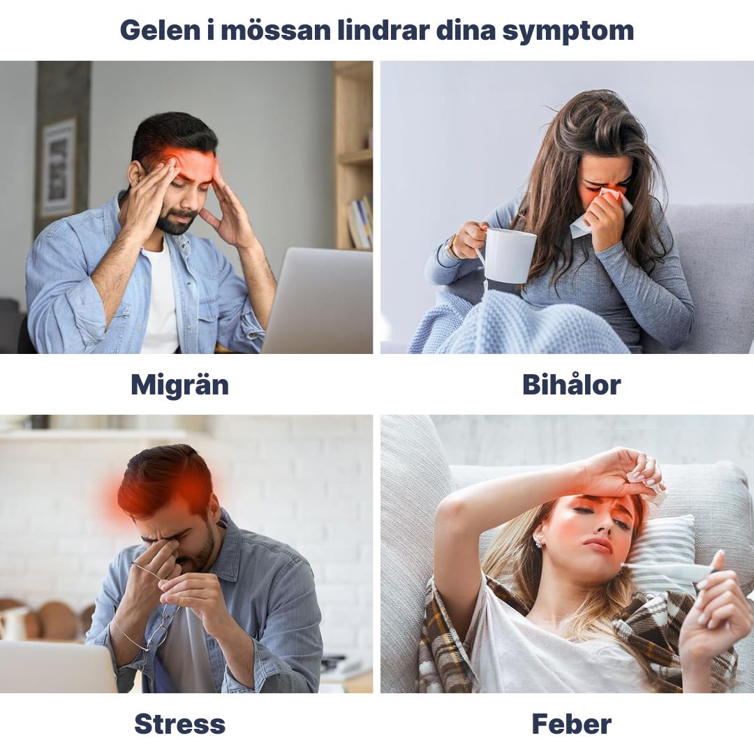 Migränmask - lindrar huvudvärk och feber