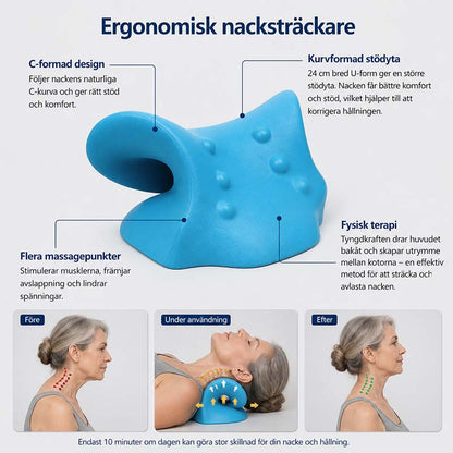 Nacksträckare för stel nacke och hållning
