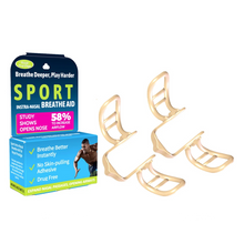 Snarkreducerande näsklämma för sport