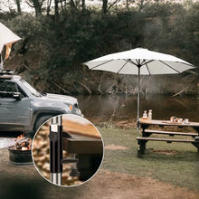 Parasollfäste för räcke och fyrkantig kant