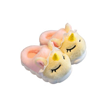 Barntofflor enhörning - mjuka & halkfria Rosa