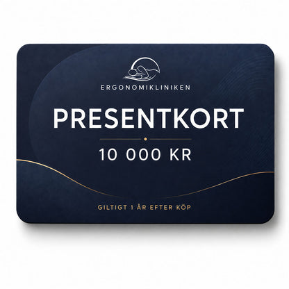 Presentkort Ergonomikliniken 10 000,00 kr