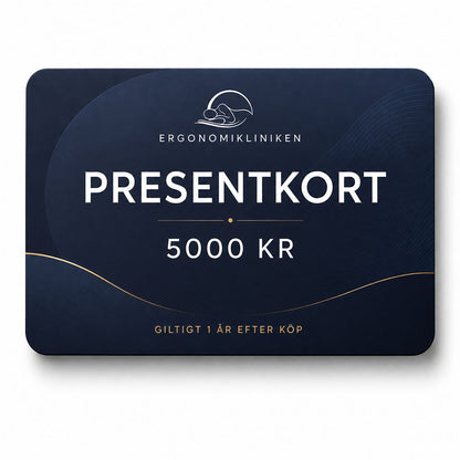 Presentkort Ergonomikliniken 5 000,00 kr