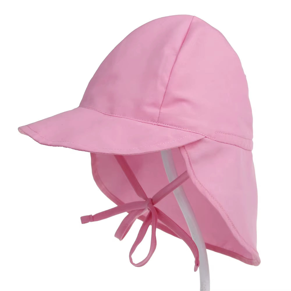 Solhatt för barn med UV-skydd - justerbar och sval 48-54cm Rosa