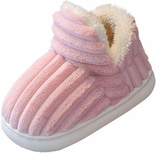 Vintertofflor Barn – Varmfodrade Innetofflor Rosa