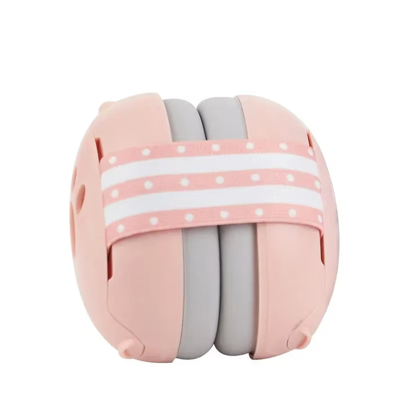 Ljuddämpande babyhörselskydd Rosa