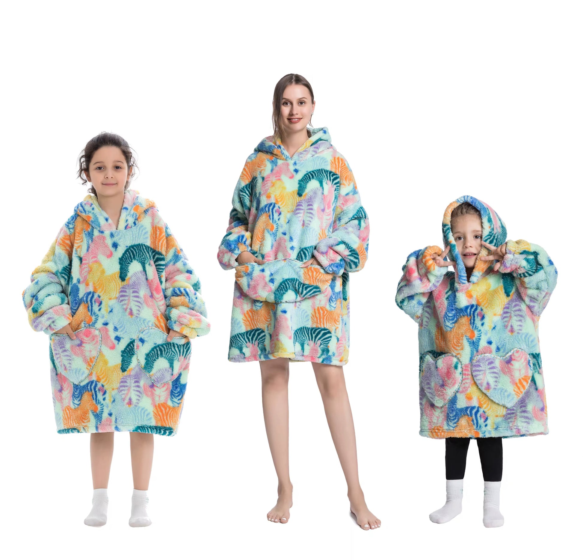 Myshoodie (Oversized) - Varm, mysig och stor hoodie Safari