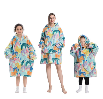 Myshoodie (Oversized) - Varm, mysig och stor hoodie Safari