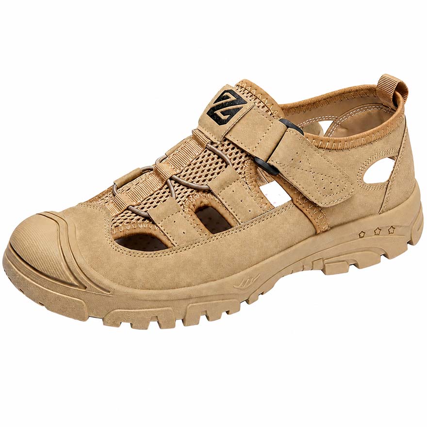 Sandaler för svullna och känsliga fötter Khaki