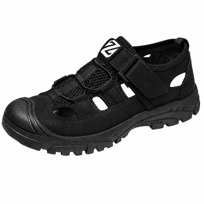 Sandaler för svullna och känsliga fötter Svart