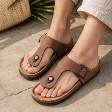 Sandaler med stötdämpande sula och justerbar rem