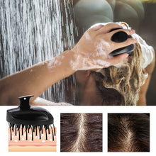 Silikonborste/scalp brush för hårbotten