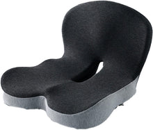 Sittkudde med ländryggsstöd – memory foam kontor & bil Grå