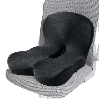 Sittkudde med ländryggsstöd – memory foam kontor & bil