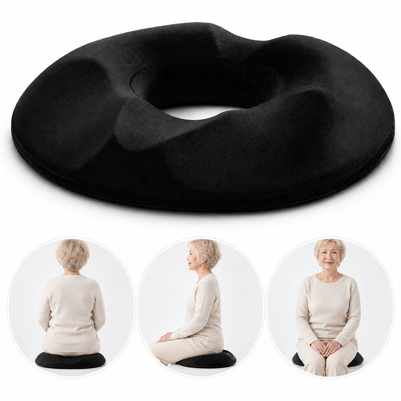Sittkudde för svanskota och rygg i memory foam