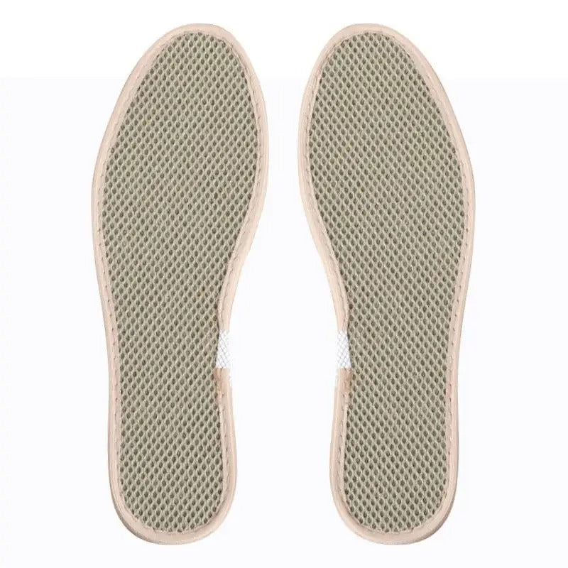 Skosulor/skoinlägg mot fotsvett Beige