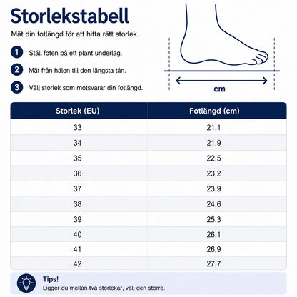 Tofflor med tjocksula för stötdämpning (Dam)