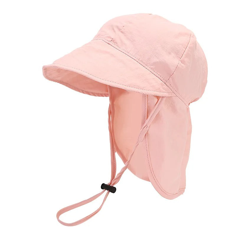 Solhatt för barn med UV skydd (1-3 år) Rosa