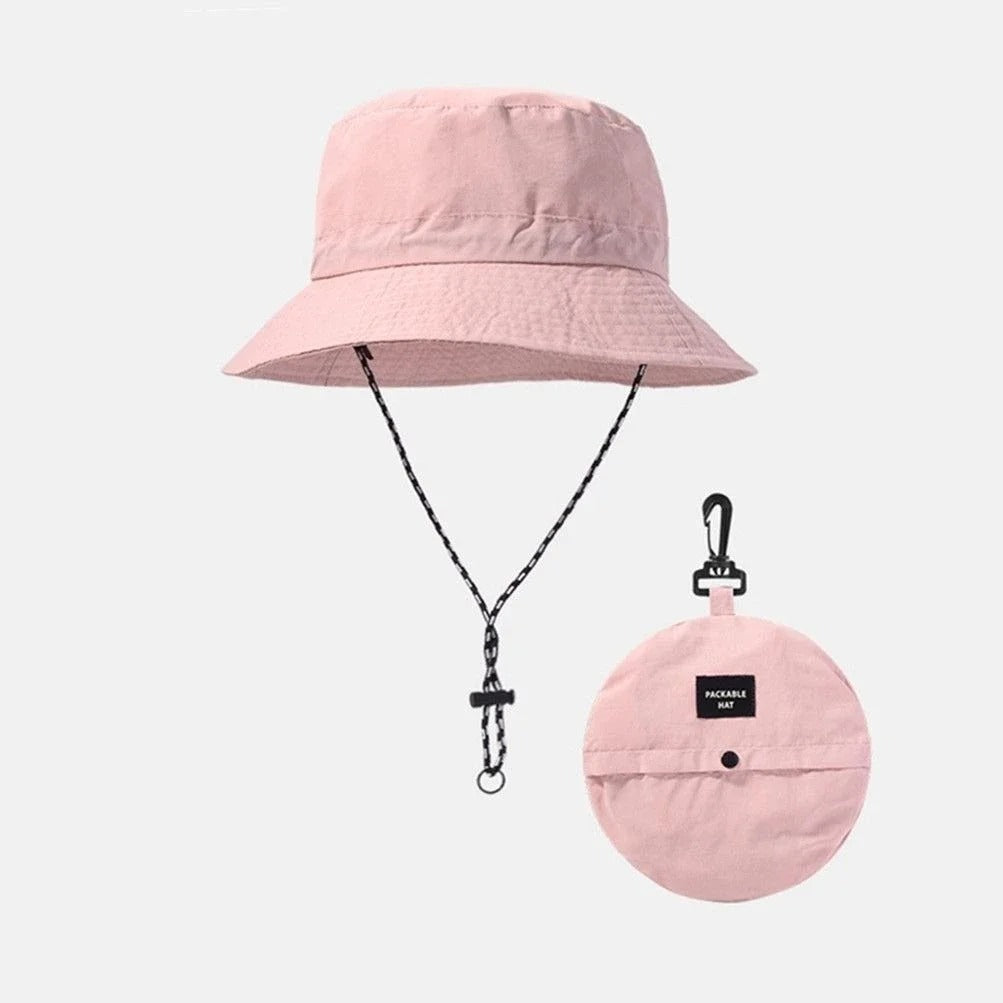 Solhatt med UV-skydd & vattenavisande Rosa