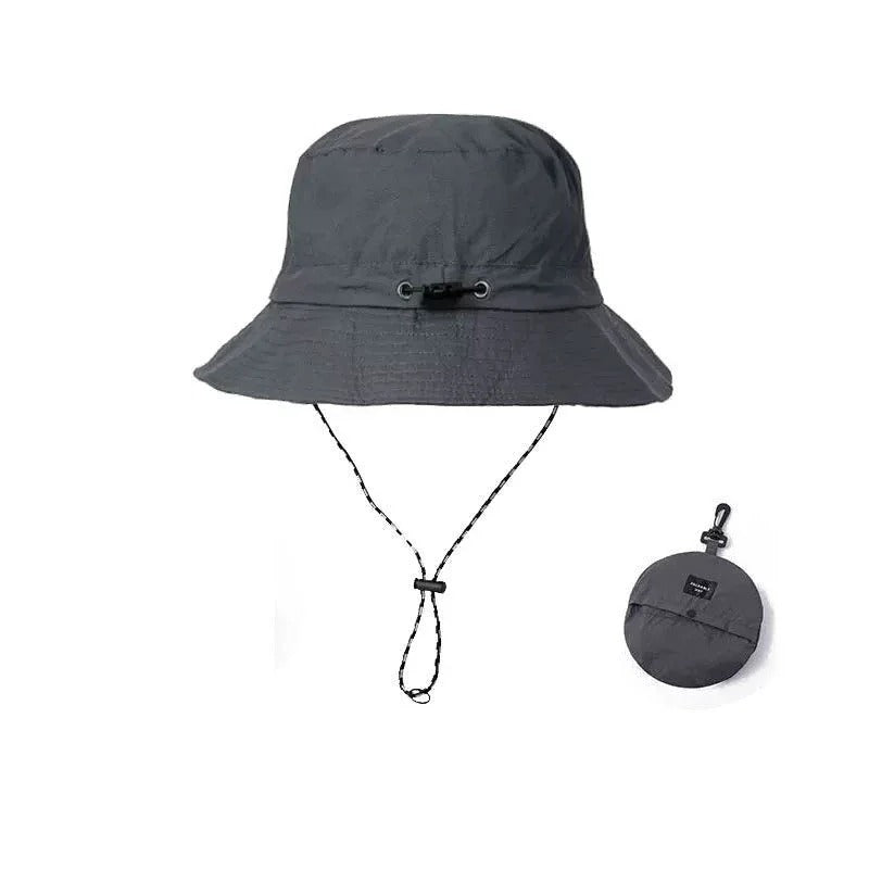 Solhatt med UV-skydd & vattenavisande Grå