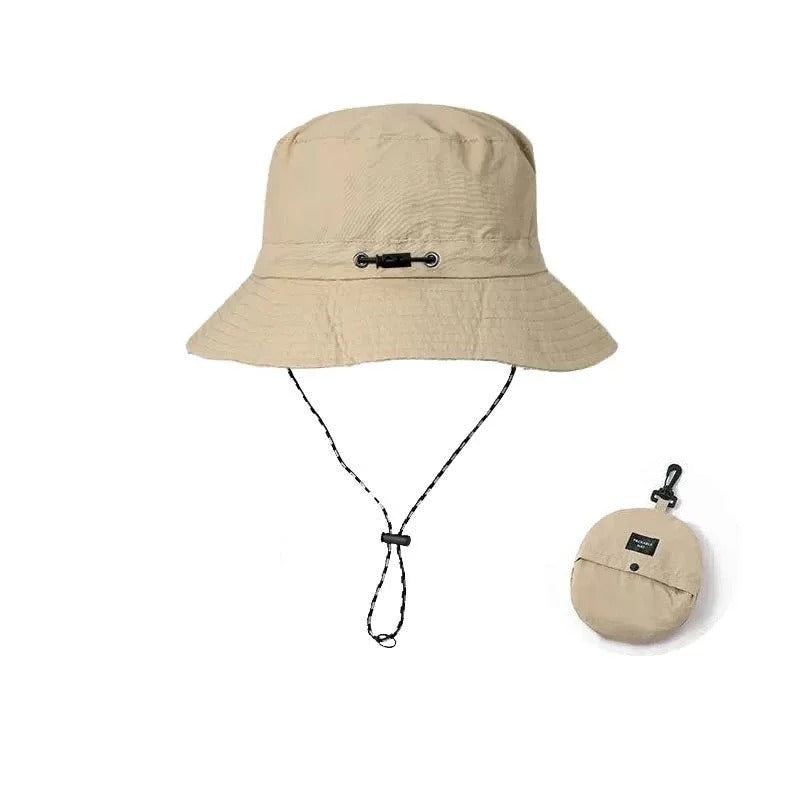 Solhatt med UV skydd & vattenavisande Beige