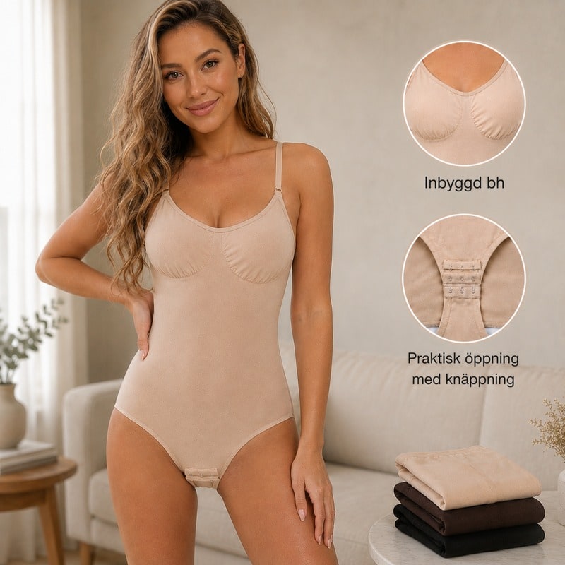 Sömlös shaping body för dam med hög elasticitet - bild 5