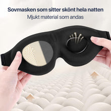 Sovmask 3D ErgoCover - utan att trycka på ögon och fransar