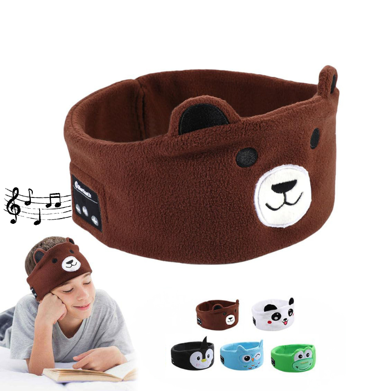 Sovmask med Bluetooth högtalare för barn Björnen