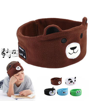 Sovmask med Bluetooth högtalare för barn Björnen
