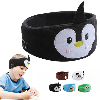 Sovmask med Bluetooth högtalare för barn Pingvinen