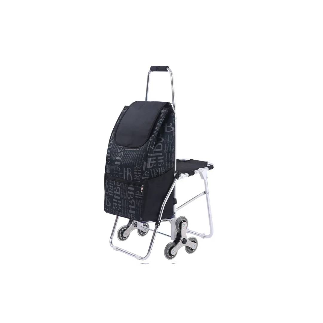 Shoppingvagn med sits