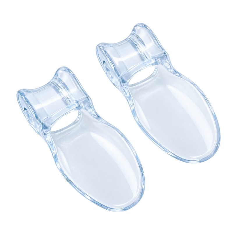 Tåskydd i silikon med tåseparator Transparent