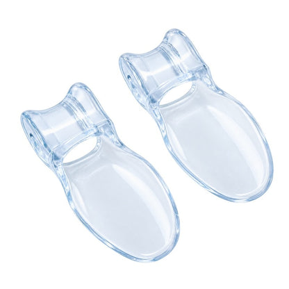 Tåskydd i silikon med tåseparator Transparent