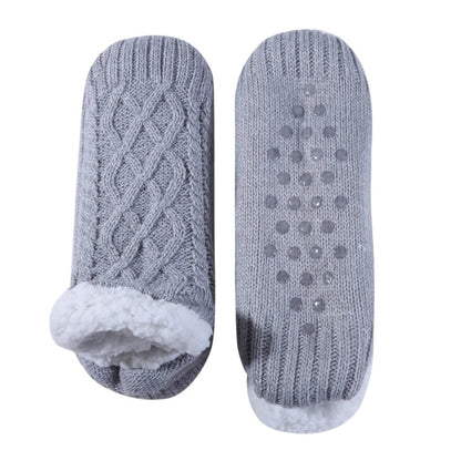 Toffelsockor med halkskydd – varma innesockor