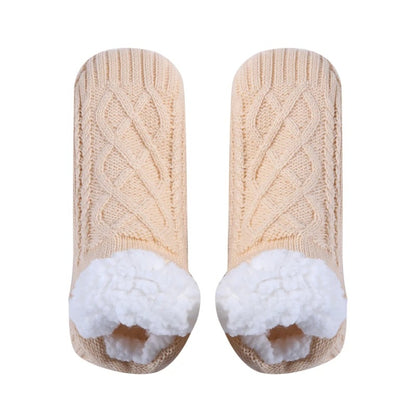 Toffelsockor med halkskydd – varma innesockor