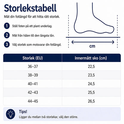 Tofflor med mjukt foder och halkfri sula