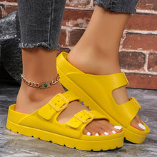 Tofflor med tjocksula för stötdämpning (Dam) Gul