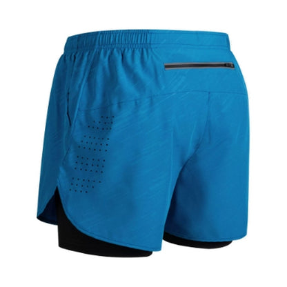 Träningsshorts med innerbyxa för män